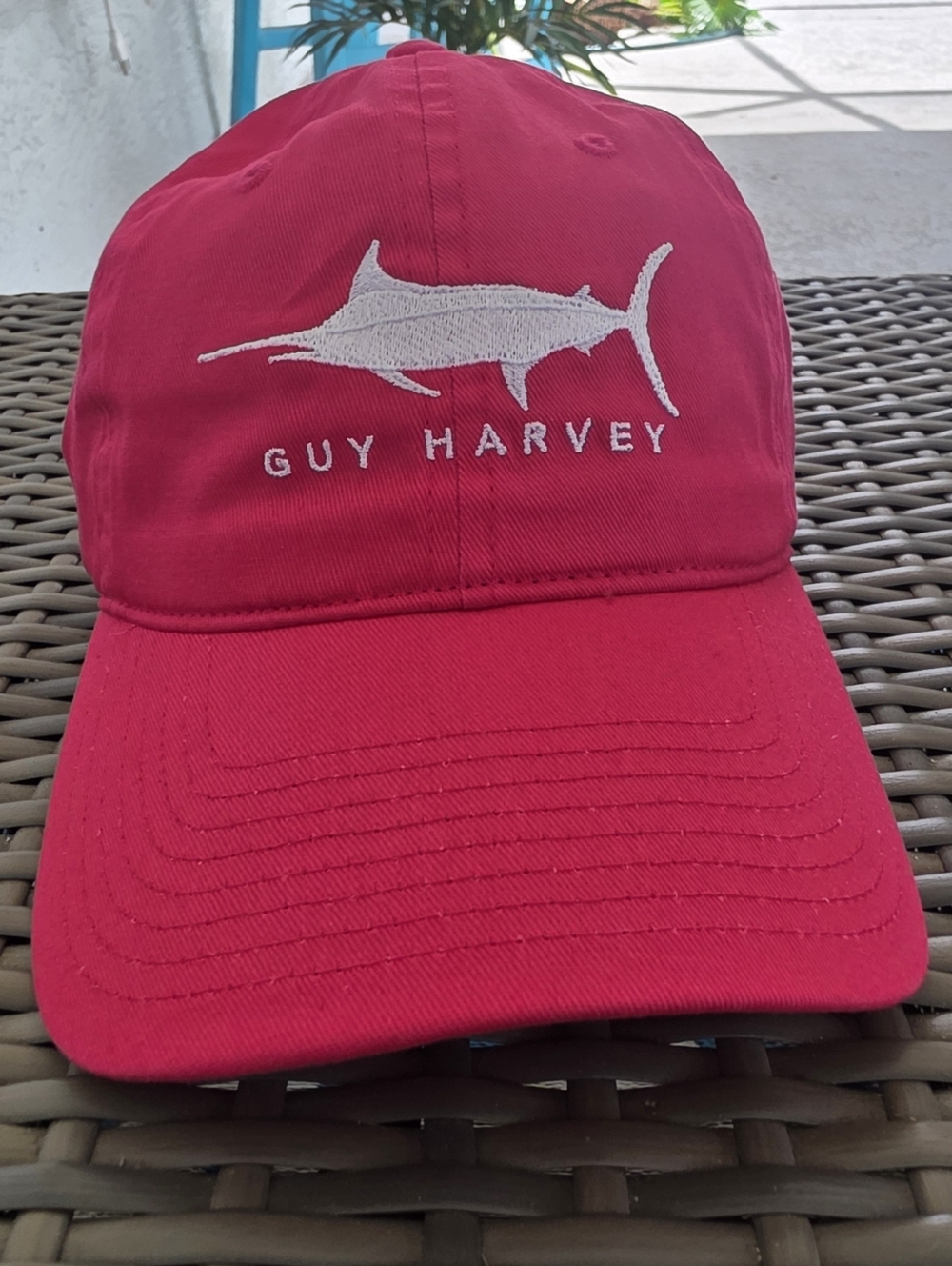 Guy Harvey Ladies Women's Fishing Hat Baseball Cap OS Hot Pink